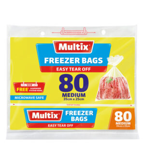 Multix Freezer Bags Medium 80 pack