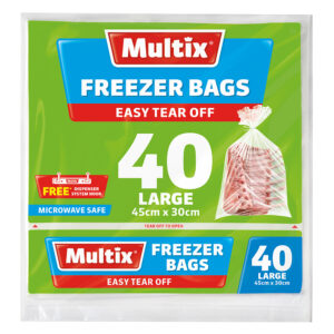 Multix Freezer Bags Large 40 pack