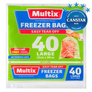 Multix Freezer Bags Large 40 pack