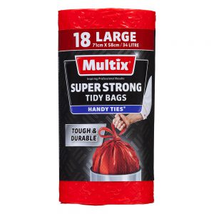 Multix Super Strong Tidy Bags Large 18 pack