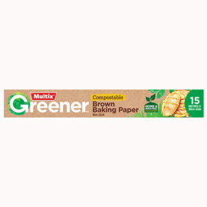 Multix Greener Brown Baking Paper 15m x 30cm
