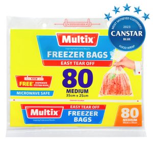 Multix Freezer Bags Medium 80 pack