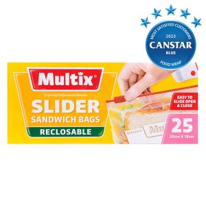 Multix Slider Sandwich Bags 25 pack