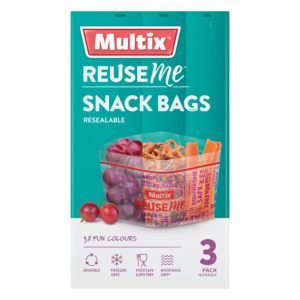 Multix ReuseMe Snack Bag 3 pack