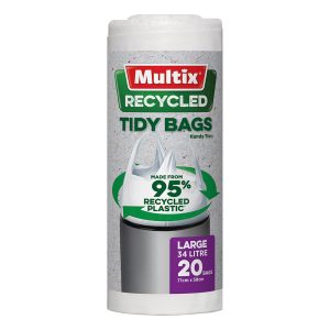 Multix Recycled Kitchen Tidy Bag Large 20pk