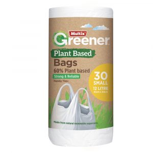 Multix Greener Plant Based Kitchen Tidy Bag Small 30pk