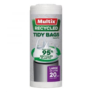 Multix Recycled Kitchen Tidy Bags Large 20 Pack