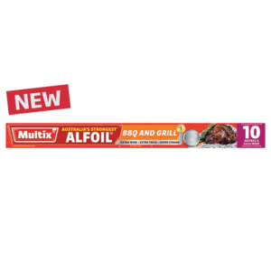 Multix BBQ & Grill Embossed Alfoil 15m x 30cm